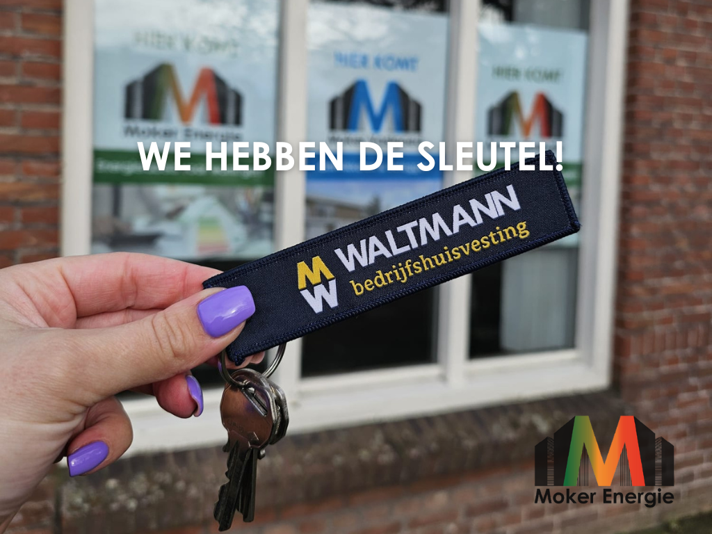 We hebben de sleutel van ons nieuwe pand! 🔑